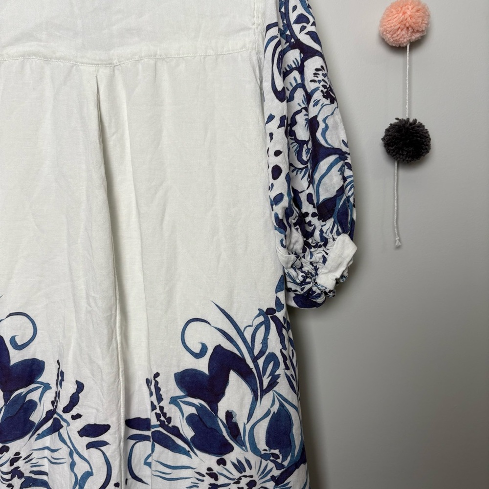 Anthropologie Maeve The Irene Linen Shirt Maxi Dress - Picture 14 of 14